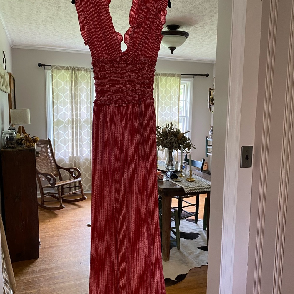 Max Studio Red and Jumpsuit